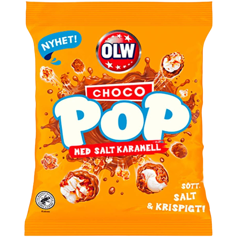 Choco "POP" Salty Caramel Snacks Bulk Box By OLW