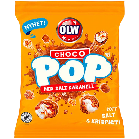 Choco "POP" Salty Caramel Snacks Bulk Box By OLW