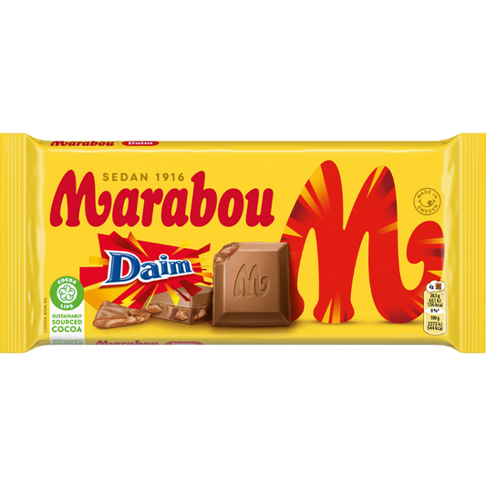 Daim Milk Chocolate Bar Wholesale Box By Swedish Marabou