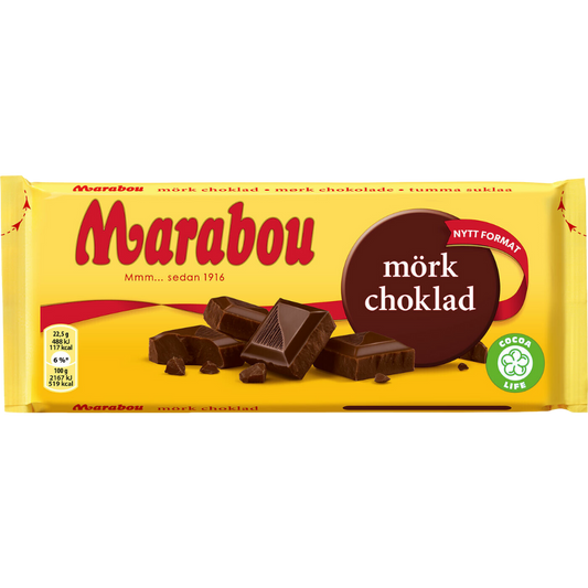 Dark Chocolate Bar Wholesale Box By Swedish Marabou