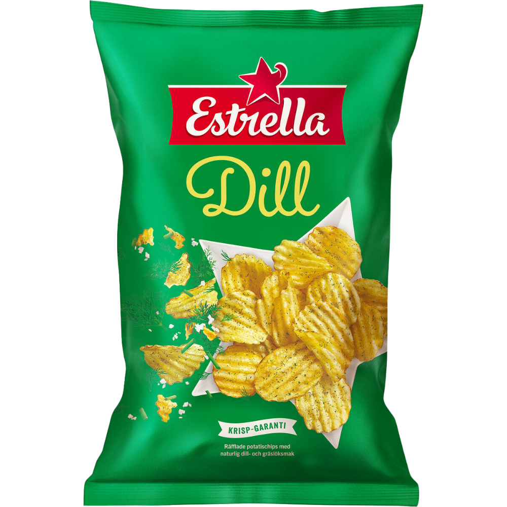 Dill Potato Chips Wholesale Box By Estrella