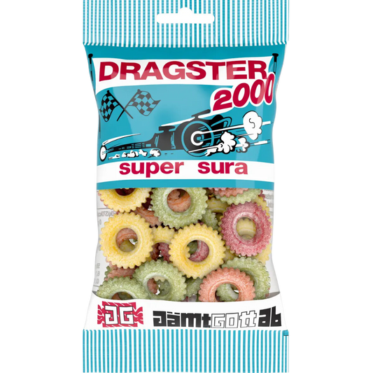 Dragster Super Sour Wholesale Box by Candy People