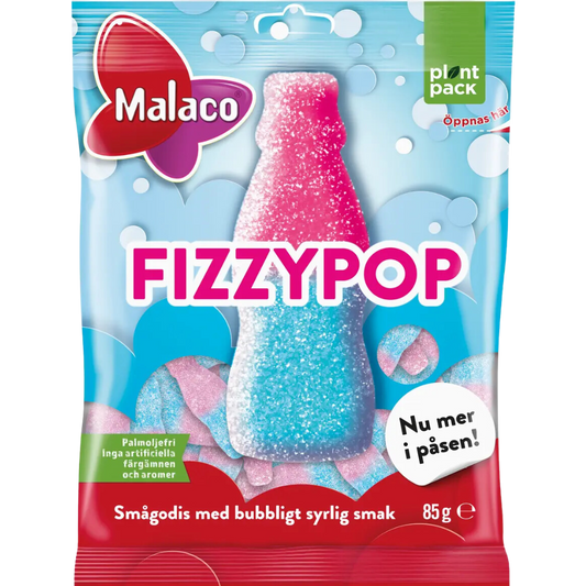 Fizzy Pop Sour and Chewy Bottles Wholesale Box of Bags by Malaco