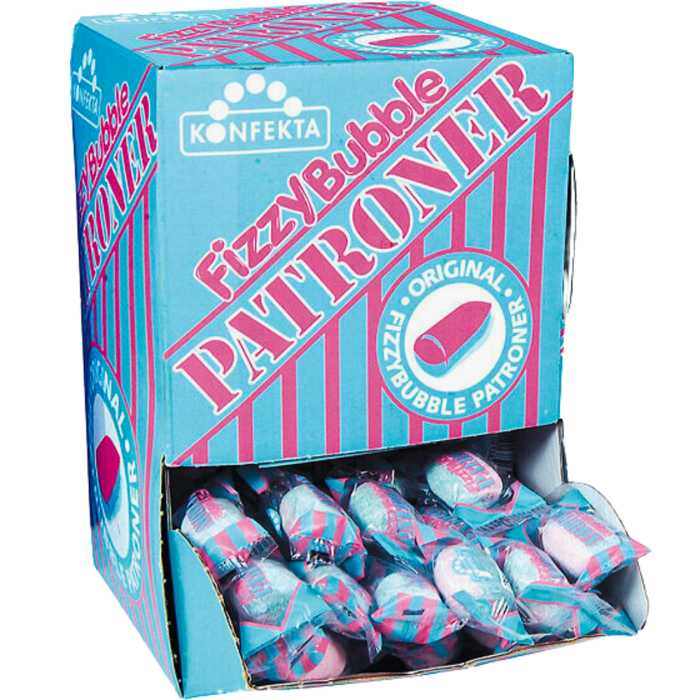 Fizzy Rounds Individually Wrapped Candy Bulk Box Dispenser By Konfekta