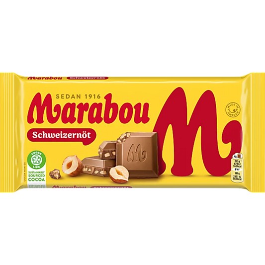 Hazelnut Milk Chocolate Bar Bulk Box By Swedish Marabou