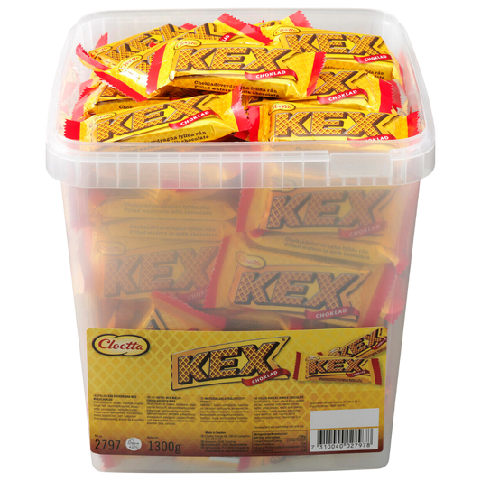 Kexchoklad Individually Wrapped Chocolate Wafers Bulk Box By Cloetta