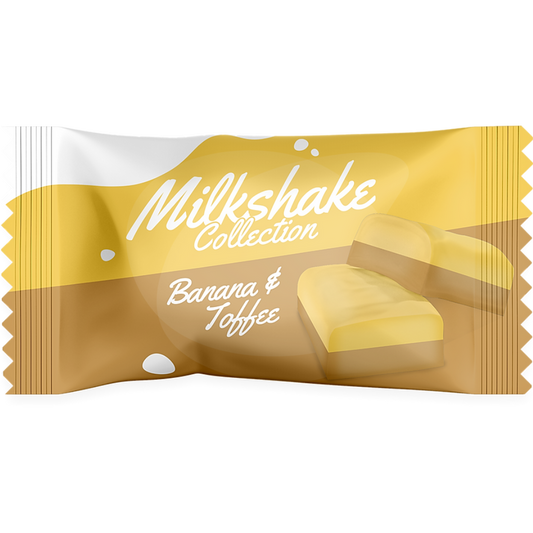 Milkshake Soft Fudge Banana And Toffee Individually Wrapped Bulk Box By Mormor Lisas