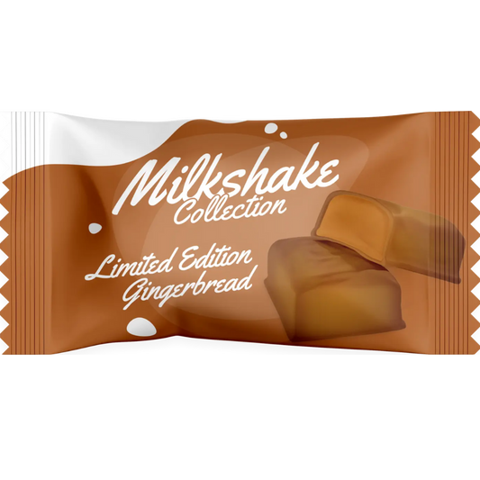 Milkshake Soft Fudge Gingerbread Individually Wrapped Bulk Box By Mormor Lisas