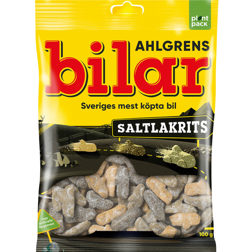 Ahlgrens Bilar Salty Licorice Wholesale Box