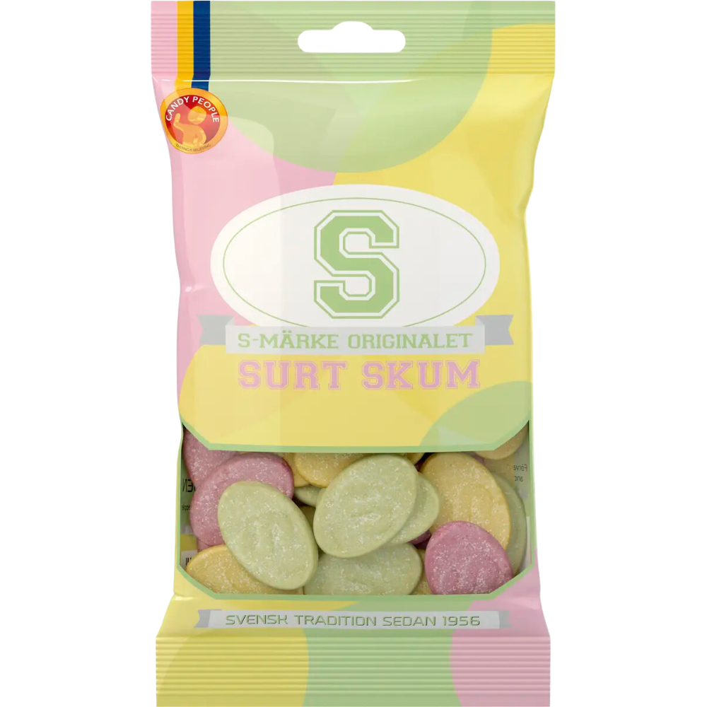 S-Marks Sour Foams (Box Of 14 Bags)