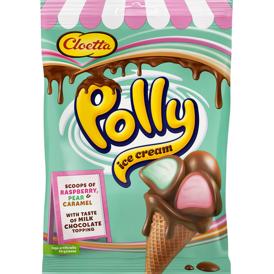 Polly Ice Cream Marshmallow Chocolate Candy Wholesale Box By Cloetta