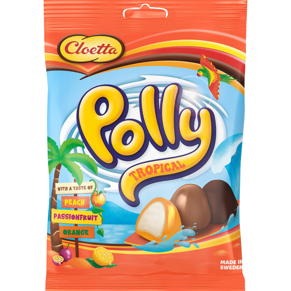 Polly Tropical Marshmallow Chocolate Candy Wholesale Box By Cloetta