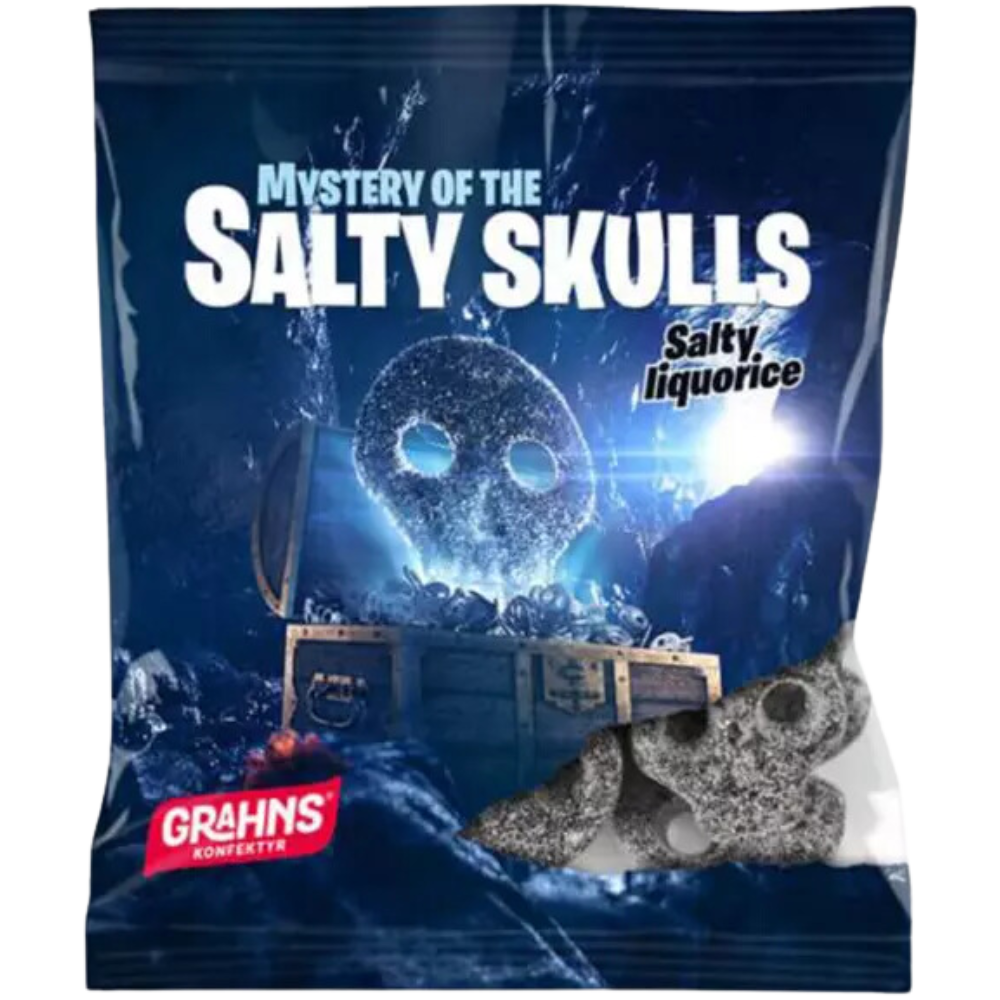 Salty Skulls Candy Bags Bulk Box By Grahns