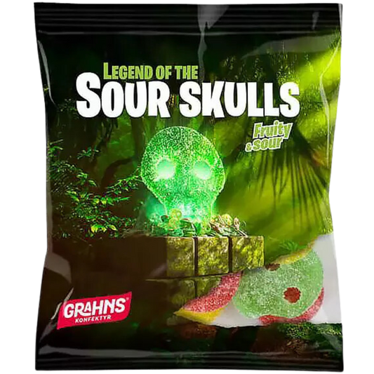 Sour Skulls Candy Bags Bulk Box By Grahns