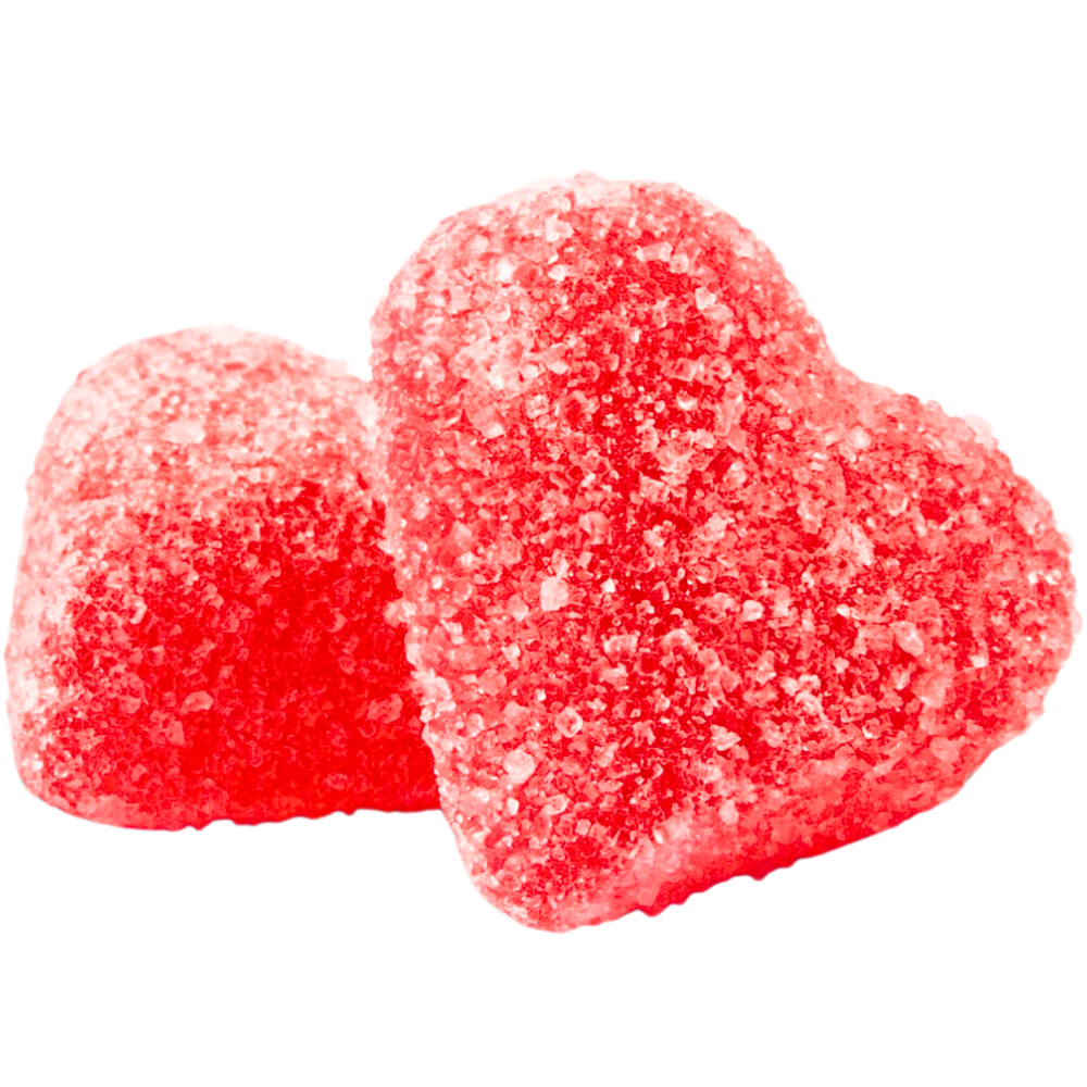 Sugary Raspberry Heart Jellies Pick And Mix Bulk Box By Franssons