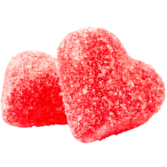 Sugary Raspberry Heart Jellies Pick And Mix Bulk Box By Franssons