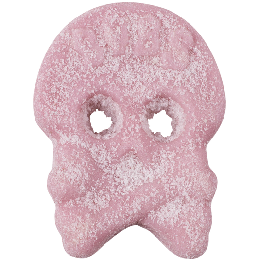 Vegan Cool Raspberry Foam Skulls Pick And Mix Bulk Box By Bubs