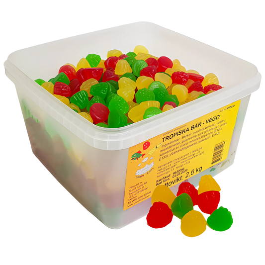 Vegan Tropical Berries Pick And Mix Bulk Box By Scandi Candy