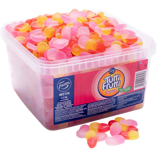 Vegan Tutti Frutti Passion Pick And Mix Candy Bulk Box By Fazer