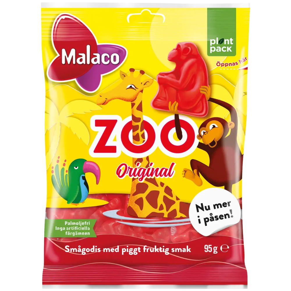 Zoo Original Wholesale Box Of Bags By Swedish Malaco